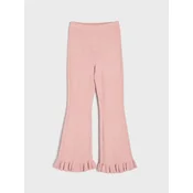 Sinsay - Flare pantalone sa viskozom - roze