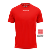 SHIRT GIVOVA ONE MICROFORATA ROSSO Tg. 2XS