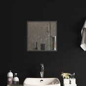 vidaXL LED kopalniško ogledalo Transparentno 40 x 40 cm kaljeno steklo
