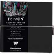 Clairefontaine PaintOn Skicirka 19 x 19 cm 250 g Black