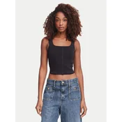 Guess Top W6YZ08 Z0979 Črna Slim Fit