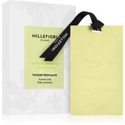 Millefiori Milano Laundry Luce Di Gardenia dišeča kartica 3 kos