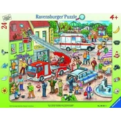 Ravensburger Puzzle Spasavanje životinja u gradu, 24 dela