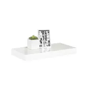 ZIDNA POLICA bela , metal, plastika, pločasti materijal