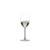 RIEDEL FATTO A MANO Caša za šampanjac, 445ml, Crno-bela