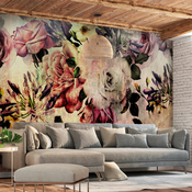 Samoljepljiva foto tapeta - Nostalgia Flowers 245x175