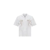 JACK & JONES Srajca JORATOCHA svetlo bež/temno siva/bela
