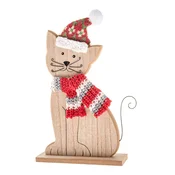 Lesena božična figurica (višina 29 cm) Cat – Dakls