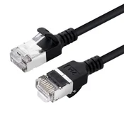 Omrežni kabel CAT6A U-FTP Slim 2m črn LSZH