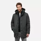 Dark Green Mens Parka Geox Spherica - Mens