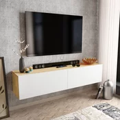 Hanah Home TV komoda Poling, 159.7 cm, Belo-smeda