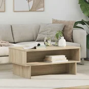 vidaXL Klubska miza Sonoma hrast 80 x 46 x 35 cm Konstruiran les