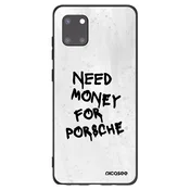 Silikonski črni ovitek za Samsung Galaxy Note 10 Lite N770F - White Dollar