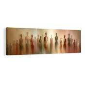 Slika figure v megleni svetlobi - 90x30