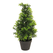 Umetni pušpan stožec v lončku 44 cm - 25 do 50 cm