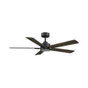 Aigostar-LED Prigušiva stropni ventilator LED/20W/230V 2700-6500K 132cm+DO crna