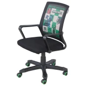 Minecraft VRTLJIVI STOL umetna masa, tekstil črna