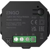 slomart Brezžični relejni modul ENGO EMOD-ZB, ZigBee, črn, 230V