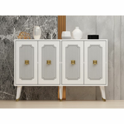HANAH HOME Komoda Derasi White Gold