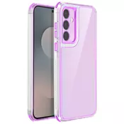 AVIZAR Ovitek za Samsung Galaxy S25 FE, odporen na udarce, ojačan rob, nedrseč, Vijolična, (5000190157)