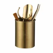INF Držalo za jedilni pribor - eleganten organizator iz nerjavečega jekla Gold L, (21784120)