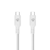 Nedis Kabel USB-C na USB-C, 3 m, USB 3.2 Gen 1, 60 W, 4K pri 60 Hz, 5 Gbps, bel