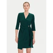 Rinascimento Cocktail obleka CFC0020095002 Zelena Regular Fit