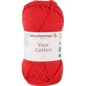 Schachenmayr Your Cotton 00030 Tomato Pletilna preja