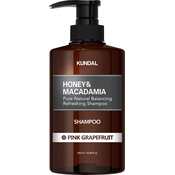 KUNDAL Honey & Macadamia Pink Grapefruit naravni šampon za suhe in poškodovane lase 500 ml