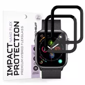 2-Pack zaščitnih folij 3D Full Body Techsuit Nano Flex za Apple Watch 4/5/6/SE/SE 2/SE 3 44mm