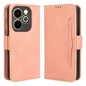 GS Preklopni ovitek za Infinix Hot 40i, reža za kartico, roza