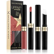 Max Factor Lipfinity Rising Stars dolgoobstojna tekoča šminka z balzamom odtenek 090 Starstruck