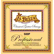 LA BELLA PROFESSIONAL 500P RECORDING CONCERT STRUNE ZA KLASIČNO KITARO