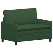 Vidaxl Kavč Jungle Zelena 126 x 81 x 87,5 cm Blago