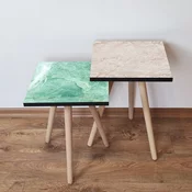 Lessentiel Maison Set klub stolova, 2 komada Šareni
