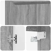 vidaXL vidaXL Umivalnik s pritrditev na steno Siva Sonoma 49,5 x 41 x 63 cm, (5000245339)