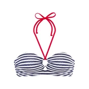 s.Oliver Bikini zgornji del mornarska/temno rdeča/bela