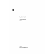 BERIO:SEQUENZA XIII FOR ACCORDION