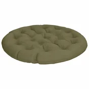 Vidaxl Papasan blazina VIANEN 100% poliester Olivno zelena