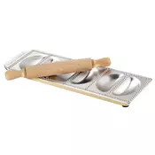 6-compartment mould for Sorrisi pasta, with rolling pin - Imperia