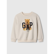 GAP Majica BRANNAN rjava/svetlo siva/črna