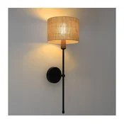Zidna lampa MADELA 1xE14/40W/230V juta/crna