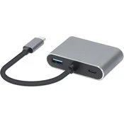 slomart USB-C Hub 4v1, 4K HDMI, VGA