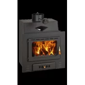PRITY M Kamin na drva, 13.5 kW, Crni
