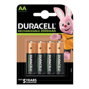 Duracell punjive baterije AA 2500 mAh ( DUR-NH-AA2500/BP4n )