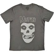 Misfits Logo & Fiend Charcoal Grey S Majica