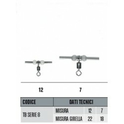 Vrtljivke Daiwa Cross Line TB-8/Vel. 7-12