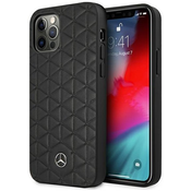 Ovitek Mercedes MEHCP12LSPSBK iPhone 12 Pro Max 6,7 black hardcase Leather Quilted Embossed (MEHCP12LSPSBK)