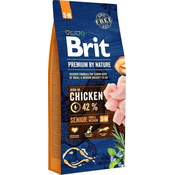 Fodder Brit Premium by Nature Senior S+M Senior Apple Chicken Corn 15 kg