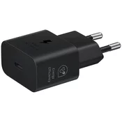 Polnilnik Samsung EP-T2510EBE USB-C 25W potovalni polnilec črn (OOB pakiranje) (GP-PTU022HEIBQ)
